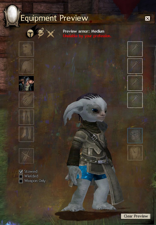 Some lucky bastard had an exotic coat drop for him in WvW. Wasn't me. I knew there was a reason my Asura doesn't wear medium armor...